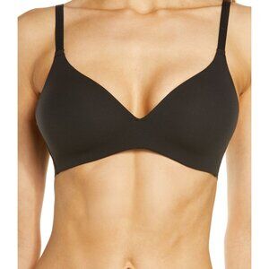 🆕WACOAL Comfort First Wireless T-Shirt Bra 34B Black #856339